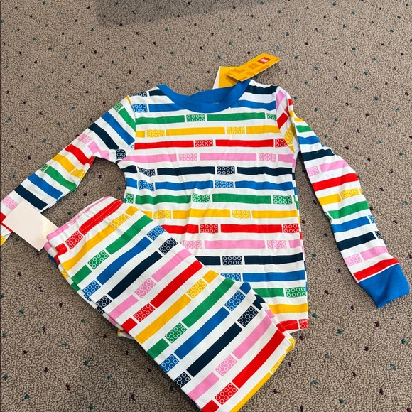 Lego Other - NWT primary colored Lego cotton long sleeve pant pajamas size 6